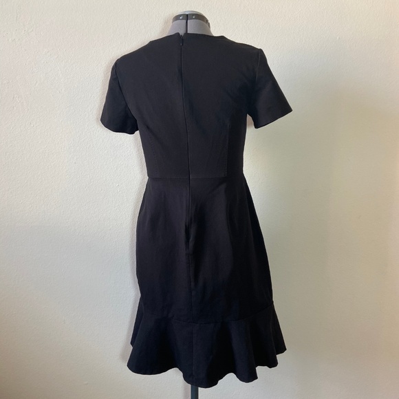 Banana Republic Fitted Stretch Flutter Dress - Picture 2 of 7